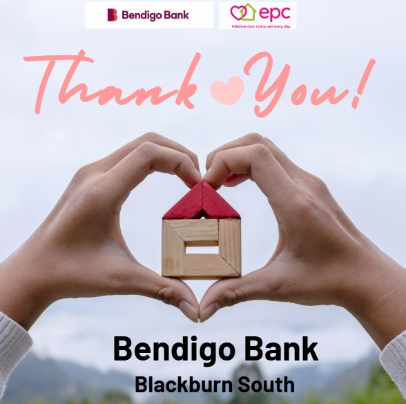 Generous donation from Bendigo Bank, Blackburn South